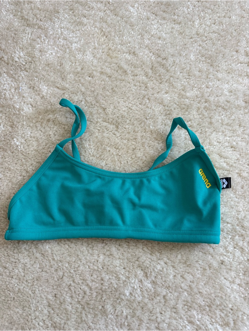 arena Women's Teal Swim Top - Scoop Bralette